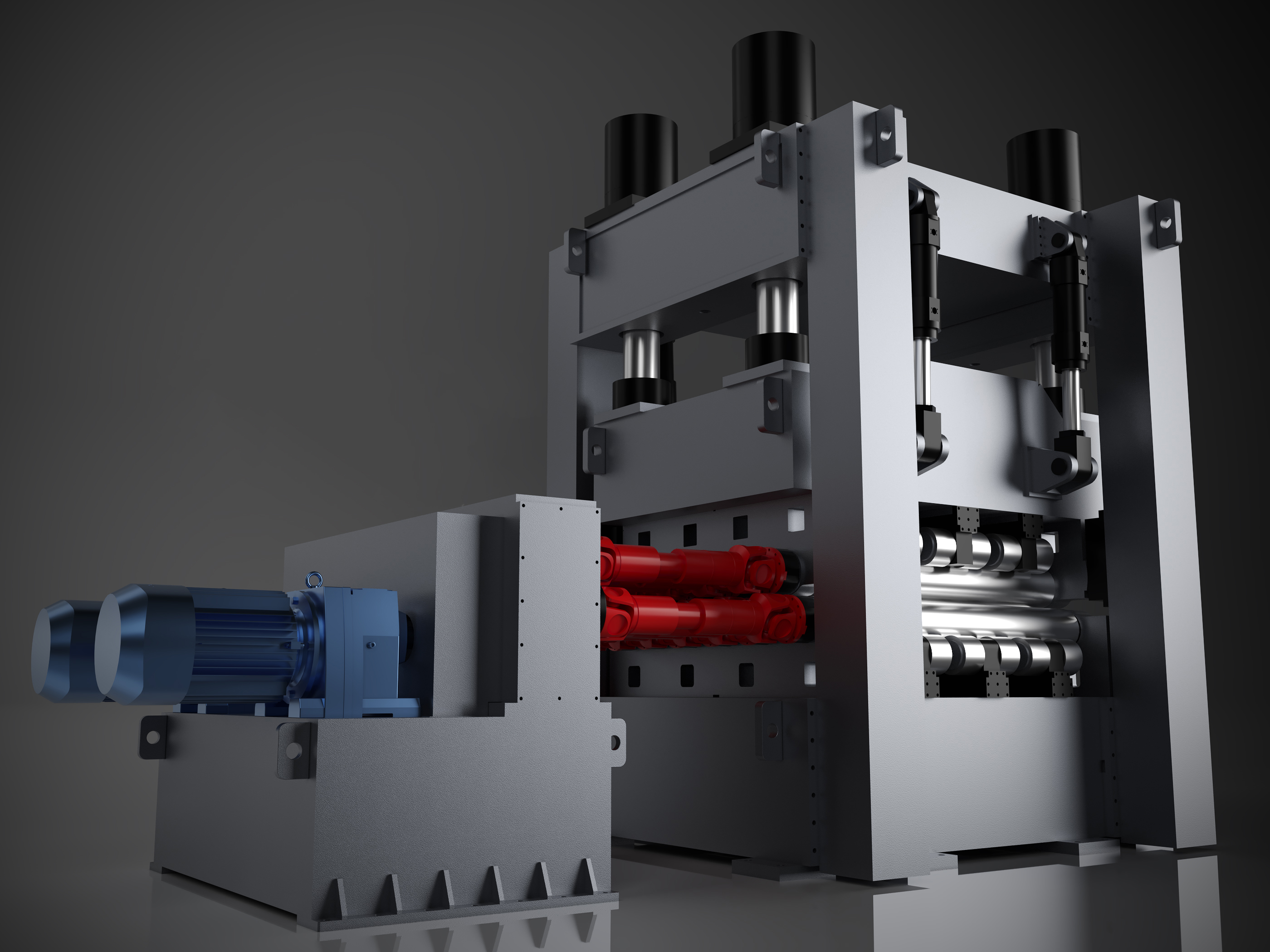 高精度矫平机工作实拍