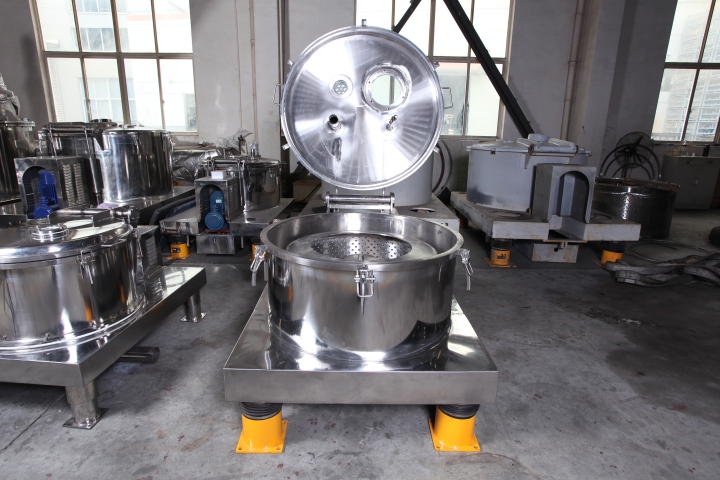 平板大翻盖离心机工作原理示意图