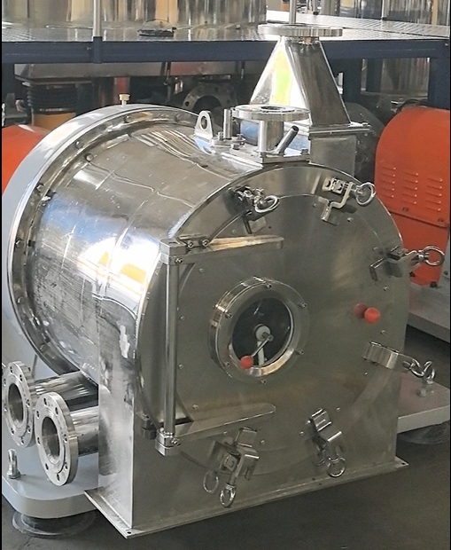 金麦穗卧式螺旋离心机工作示意图