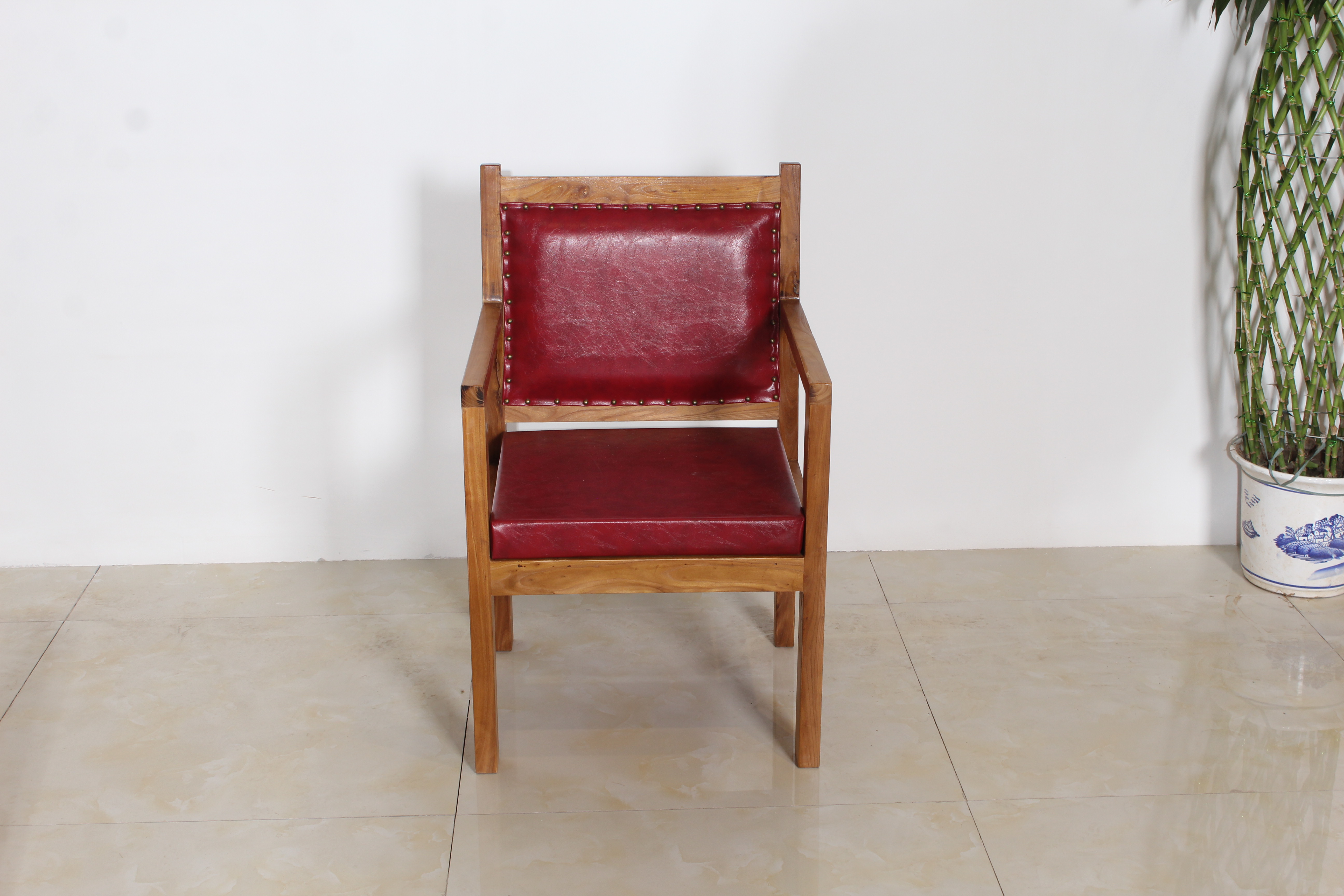 老榆木咖啡椅温馨氛围