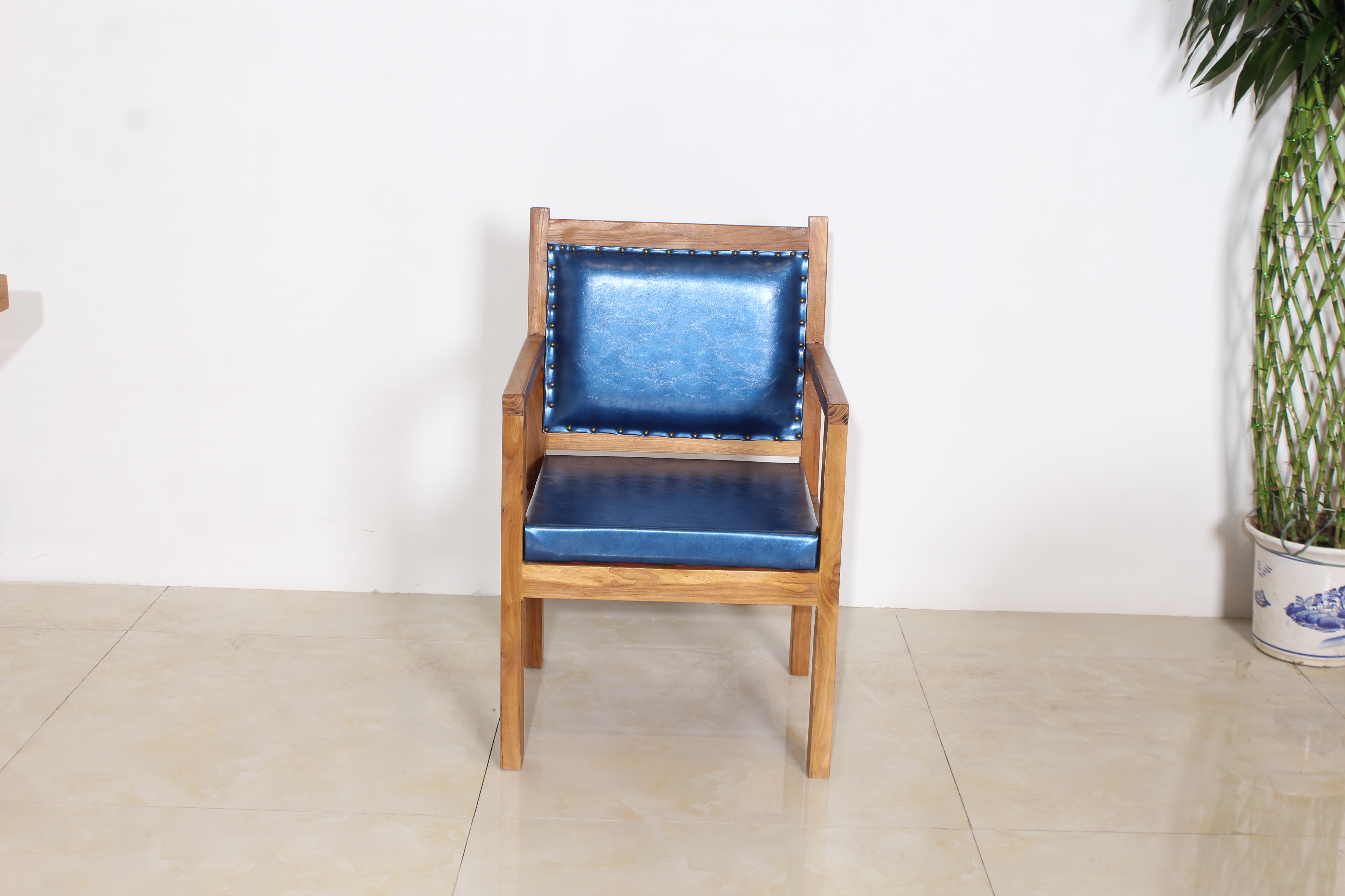 老榆木咖啡椅整体效果