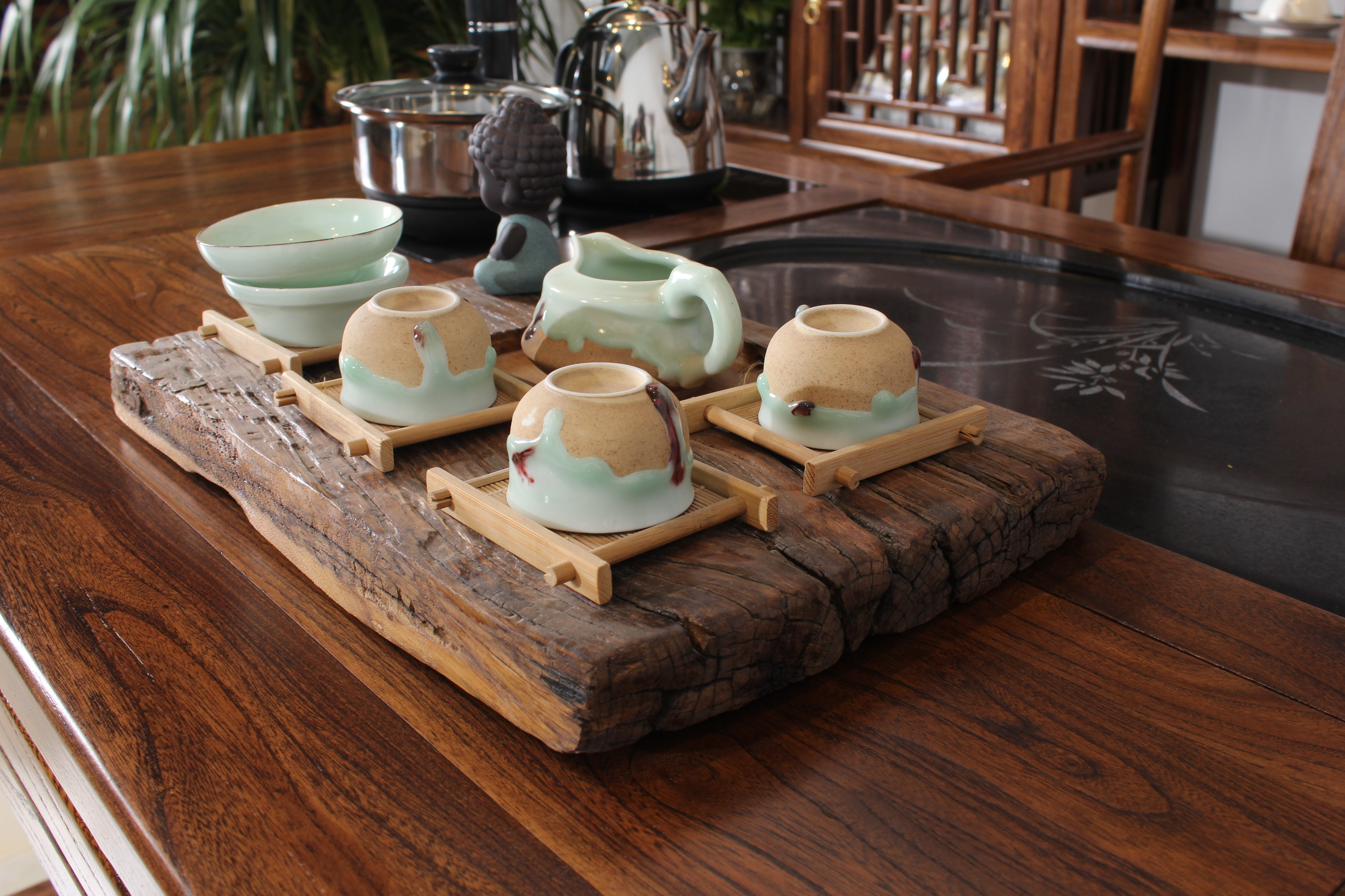 老榆木客厅搭配示例