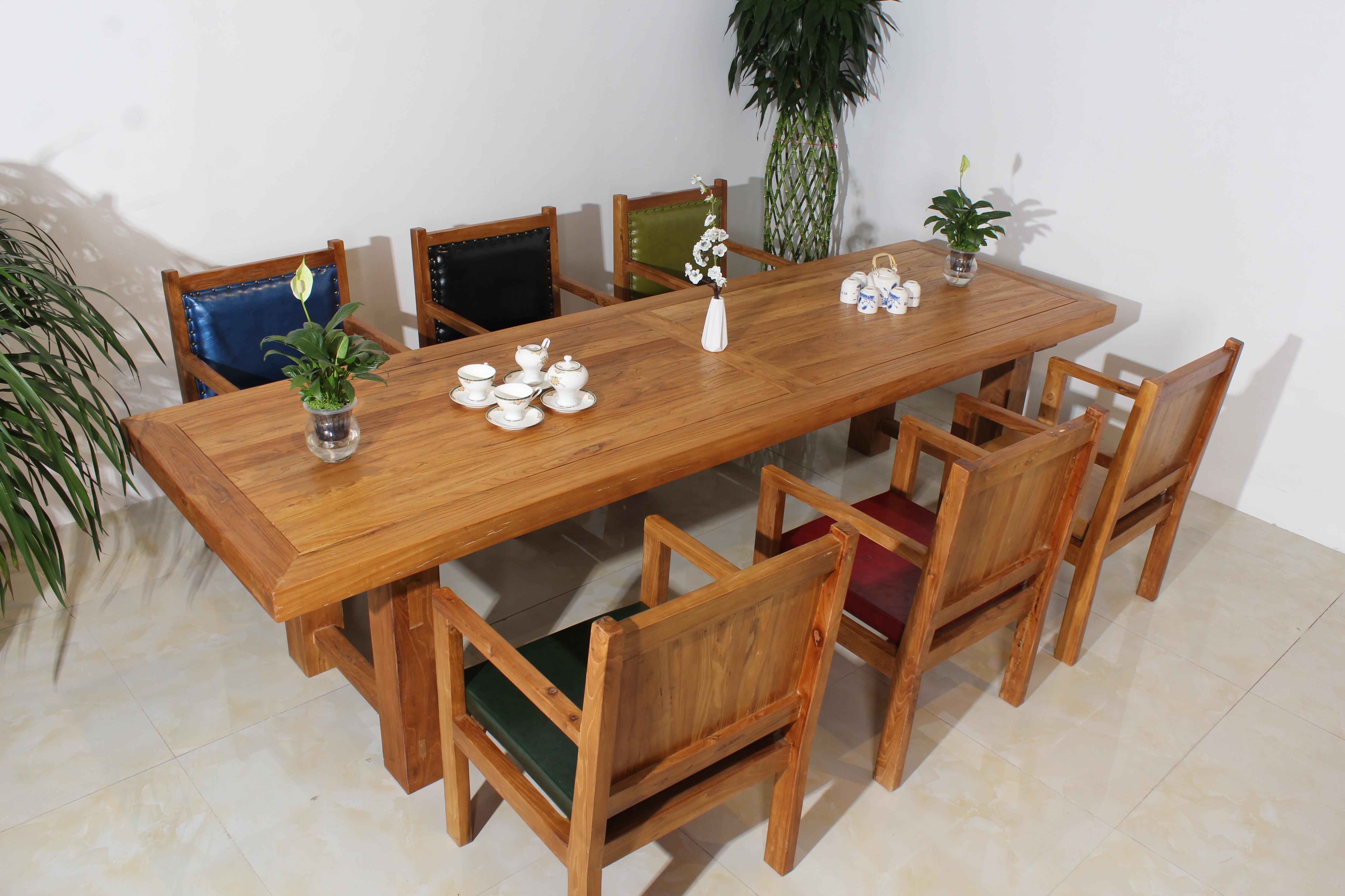 老榆木沙发展示