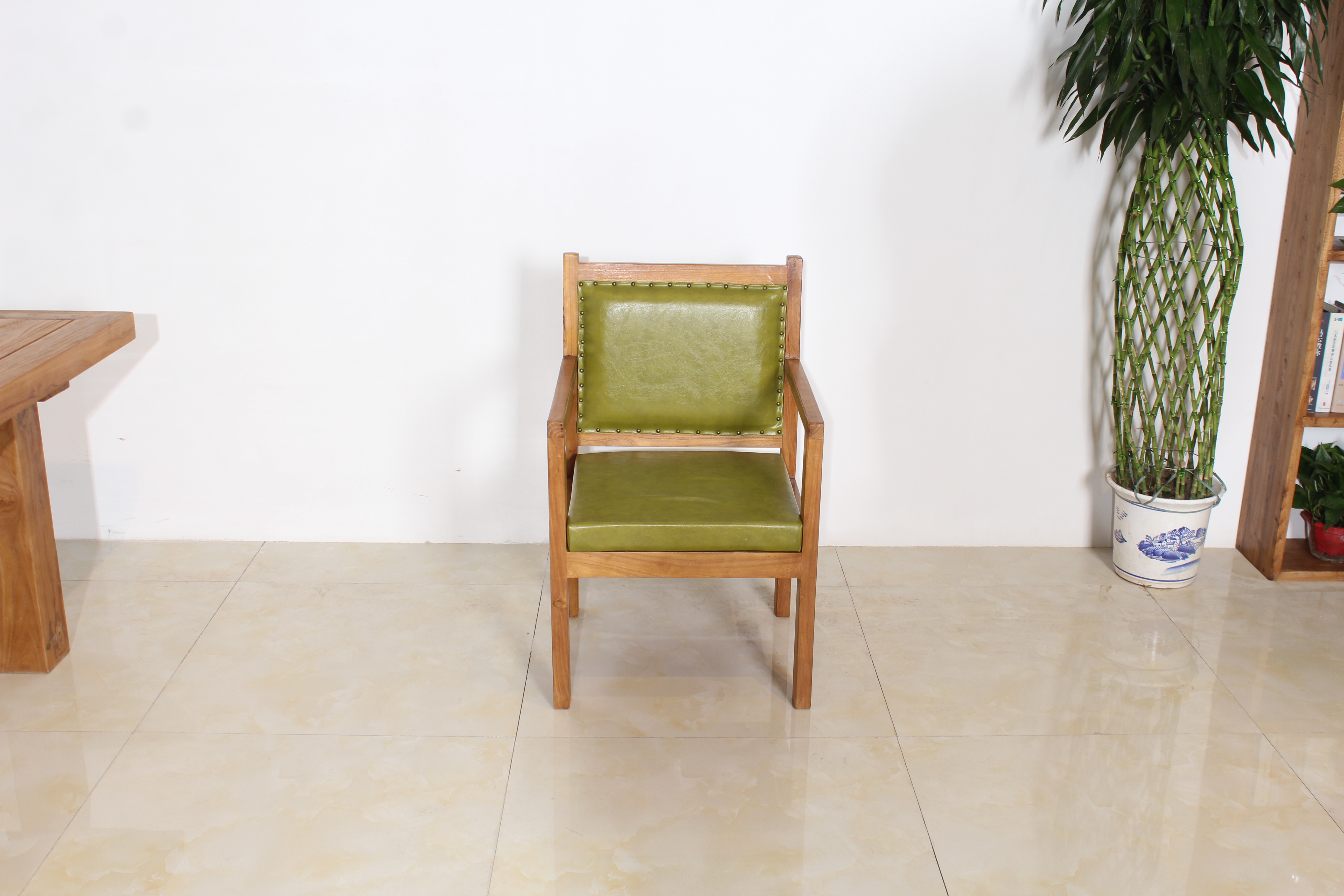 老榆木边柜展示