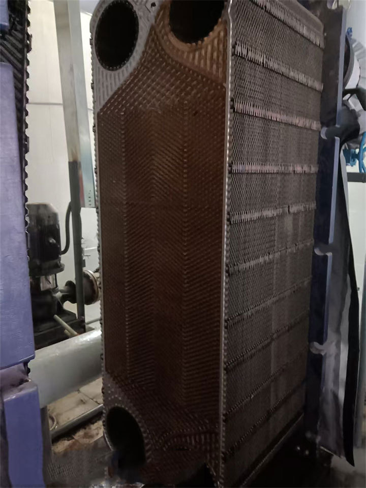 板式换热器维护过程