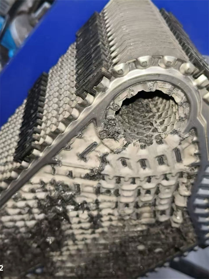 板式换热器清洗效果展示