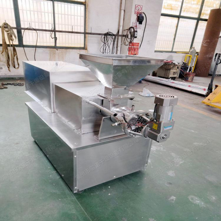 螺杆挤压造粒机工作示意图