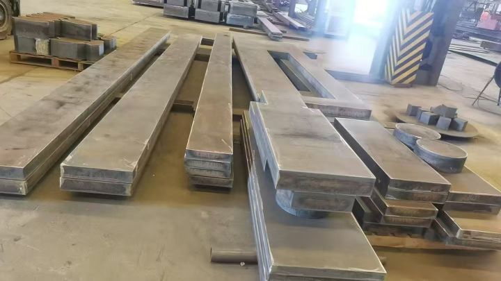 数控火焰切割现场