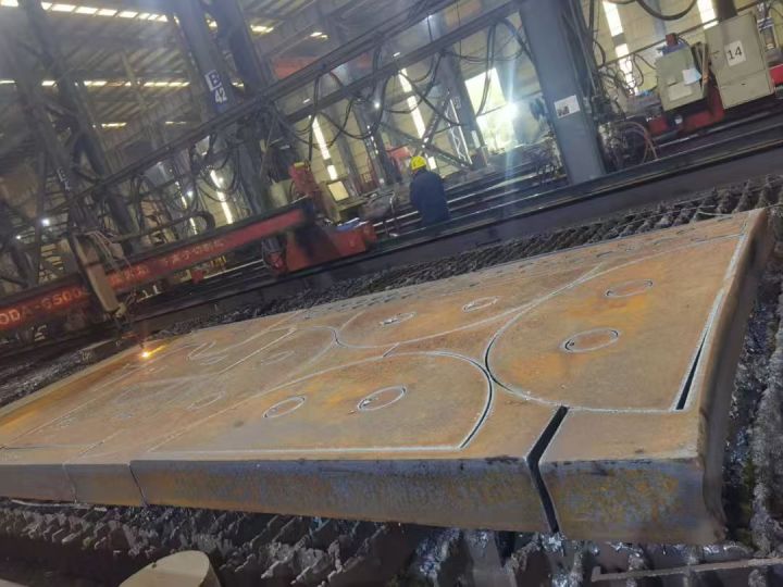 钢板切割加工展示