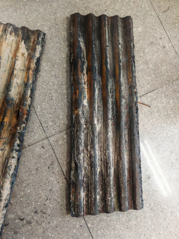 锅炉防磨效果展示