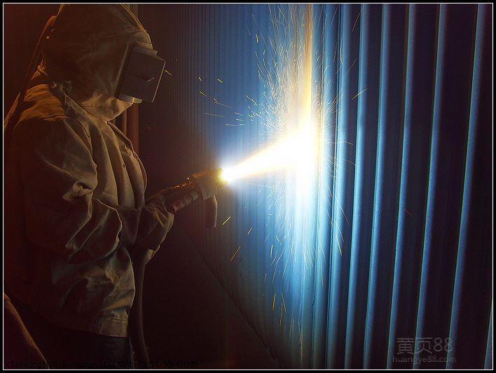 锅炉喷涂技术展示