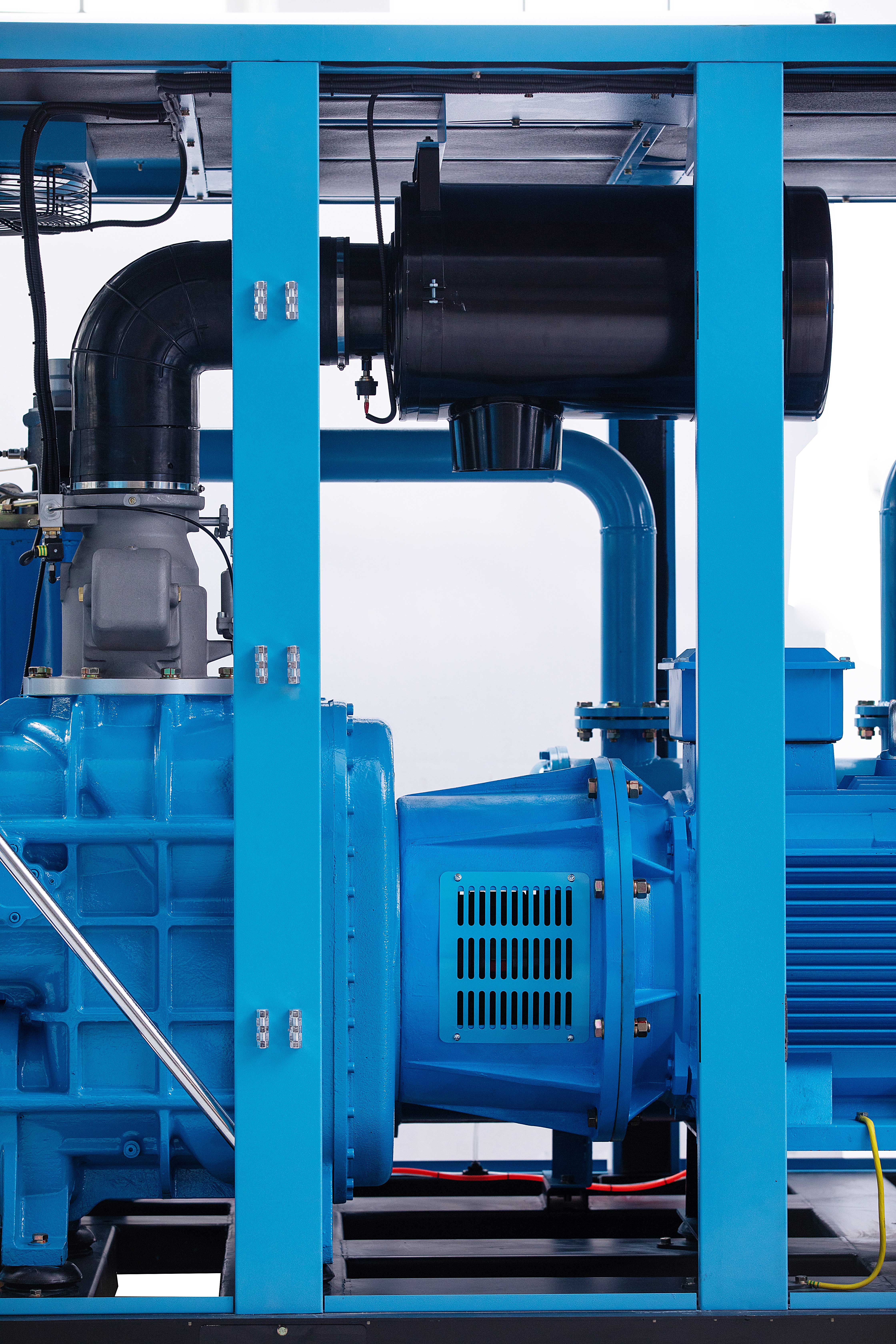 现代化空气压缩机装配车间