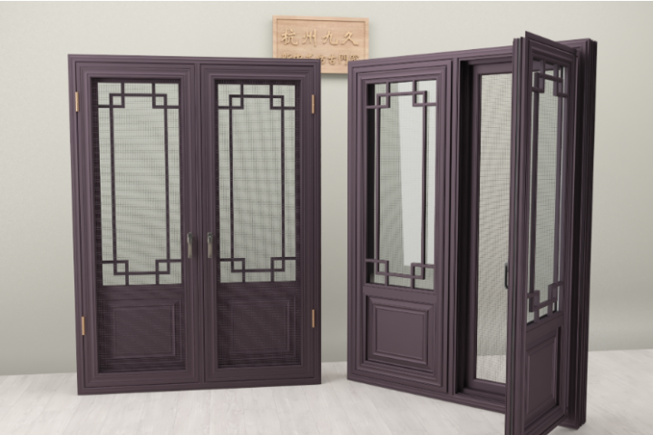 复古门窗结构细节图