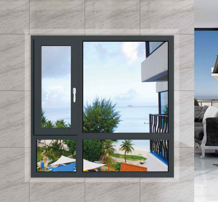 系统窗安装效果图