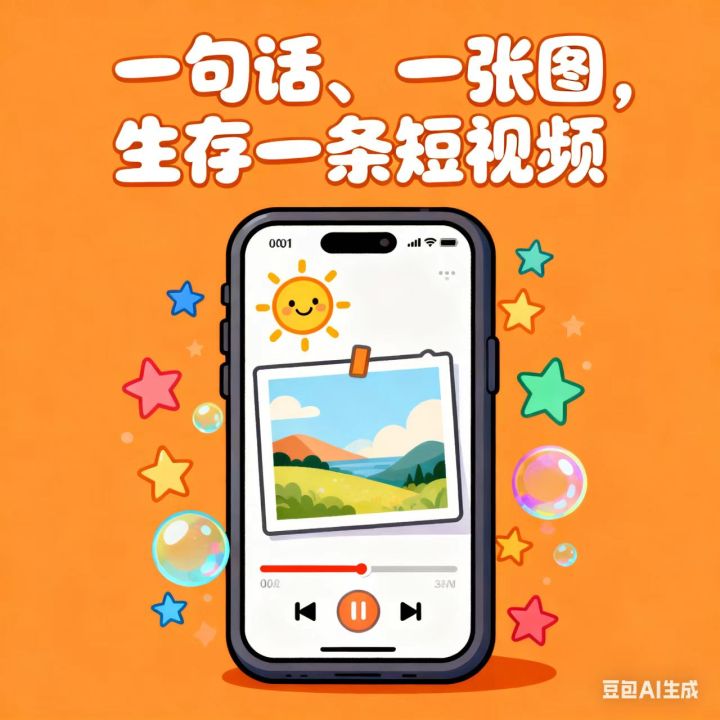 短视频创作工具界面示意