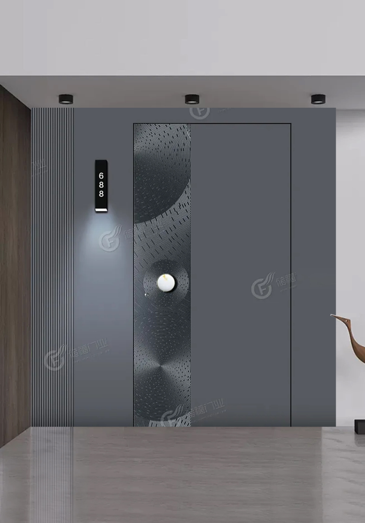 储福门业精雕铜门展示