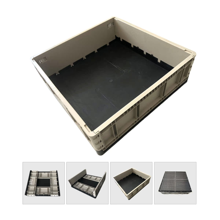 折叠周转箱堆叠展示