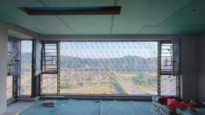 威沃德外开窗纱一体窗密封系统与型材细节