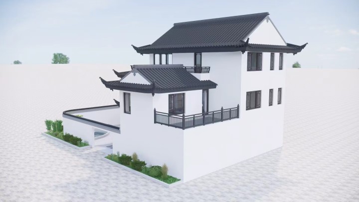 高端外开窗纱一体窗安装效果图