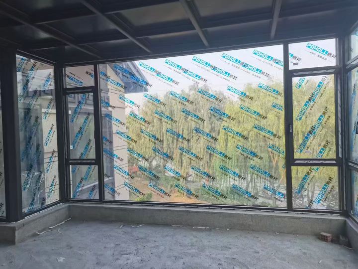 六轨极窄推拉窗安装细节展示