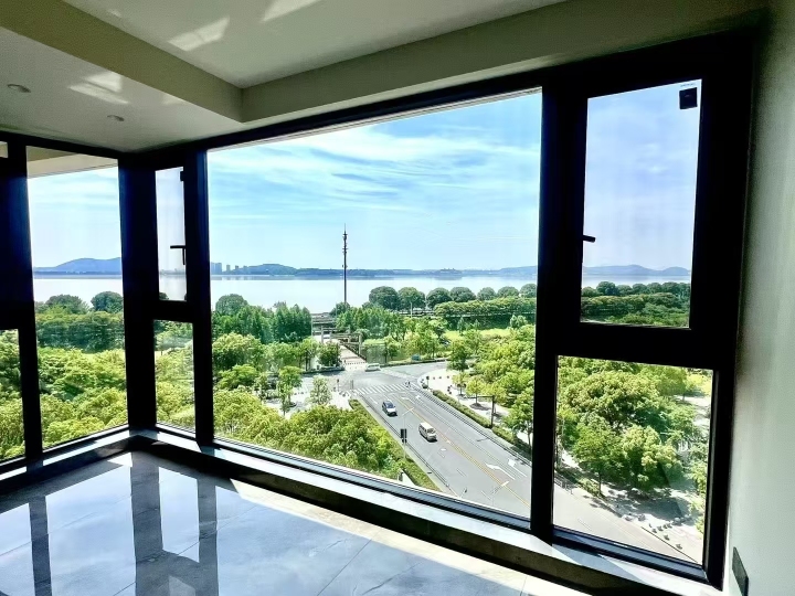 外开窗纱一体窗安装效果示意图