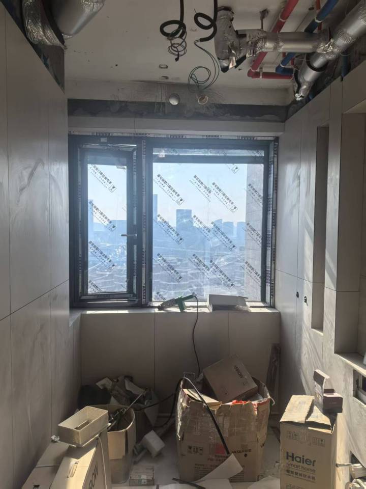 断桥推拉窗安装效果