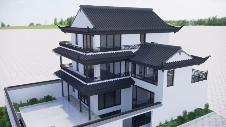 外开窗纱一体窗细节工艺特写