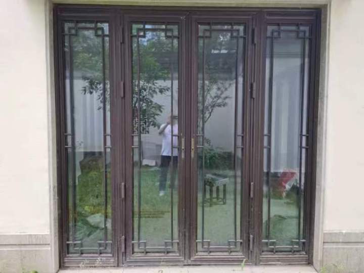 中式铝合金仿古门窗细节工艺