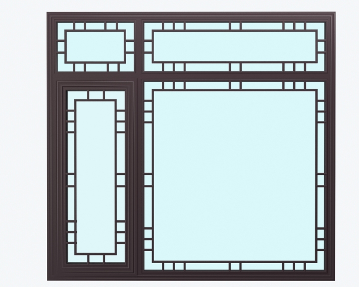 仿古断桥铝门窗精细工艺展示
