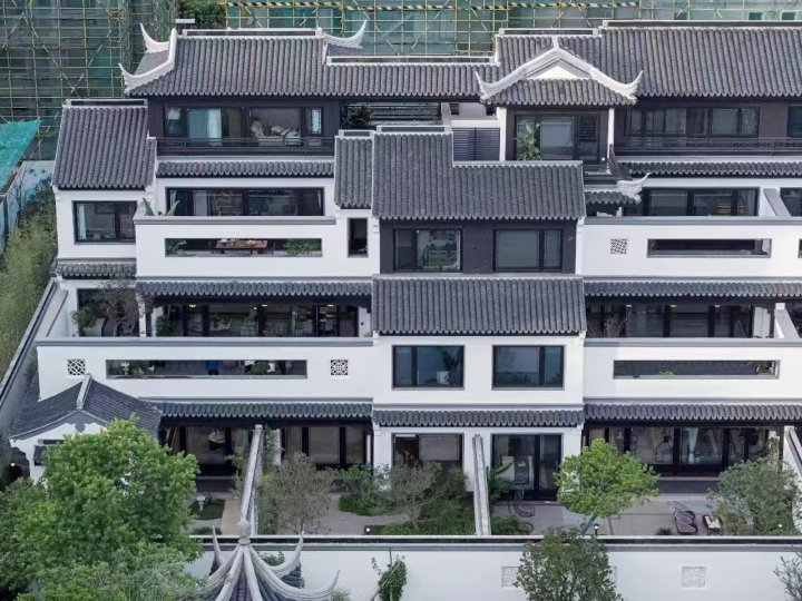 仿古推拉门工艺细节