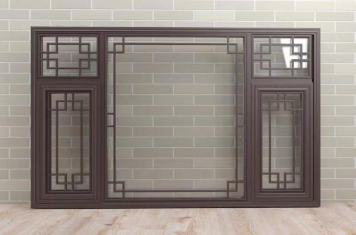 中式仿古大门细节展示