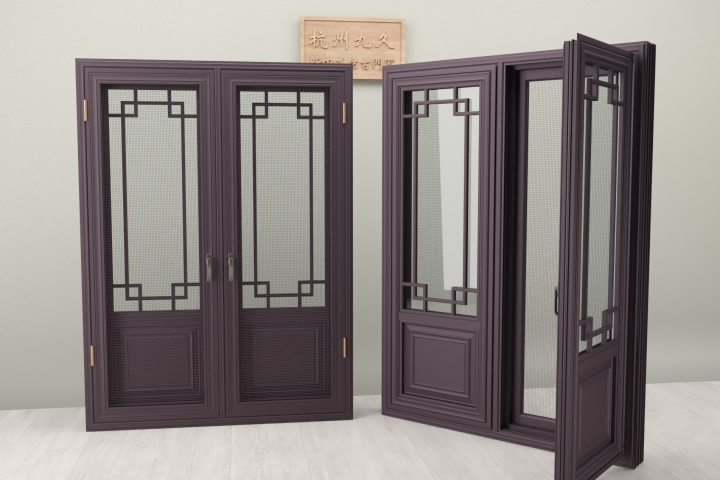 仿古中式大门细节工艺展示
