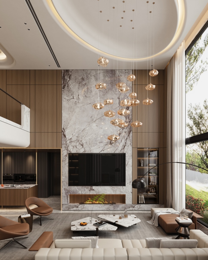 现代化客厅电视柜设计展示