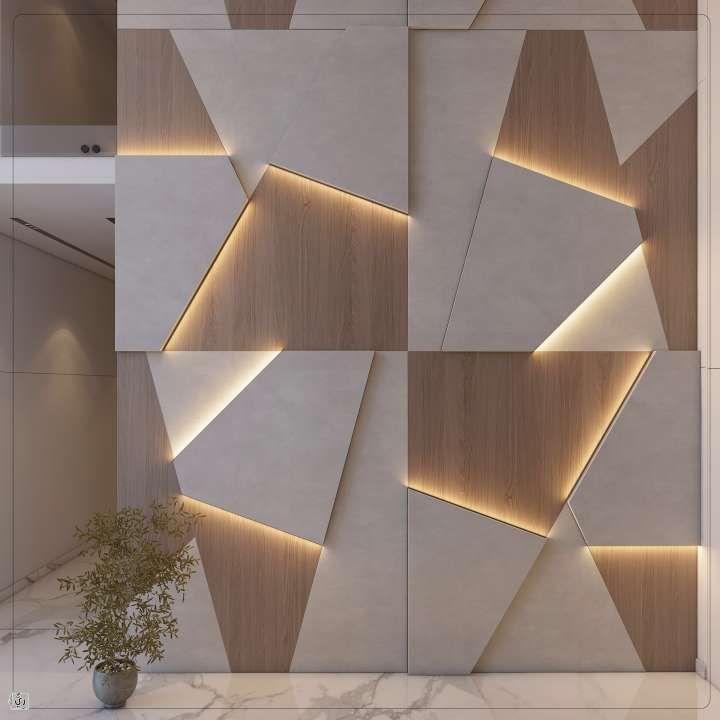 护墙板材质与色彩样板对比