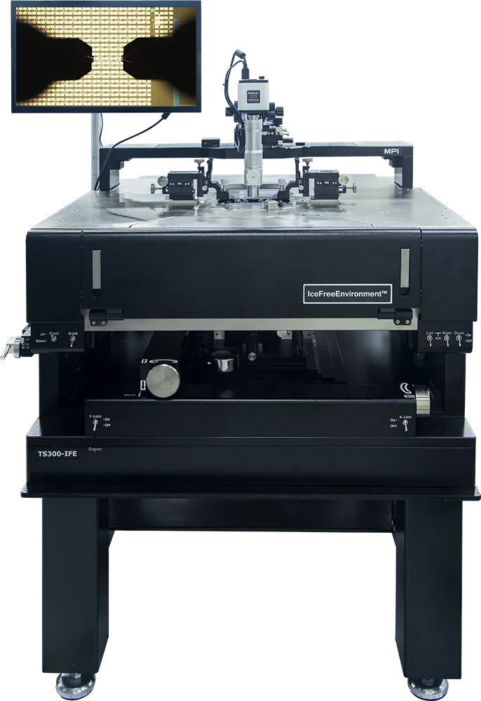 高低温探针台内部结构特写