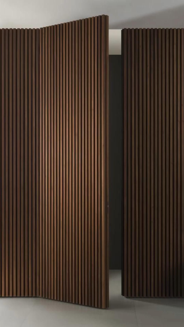 现代风格护墙板客厅应用