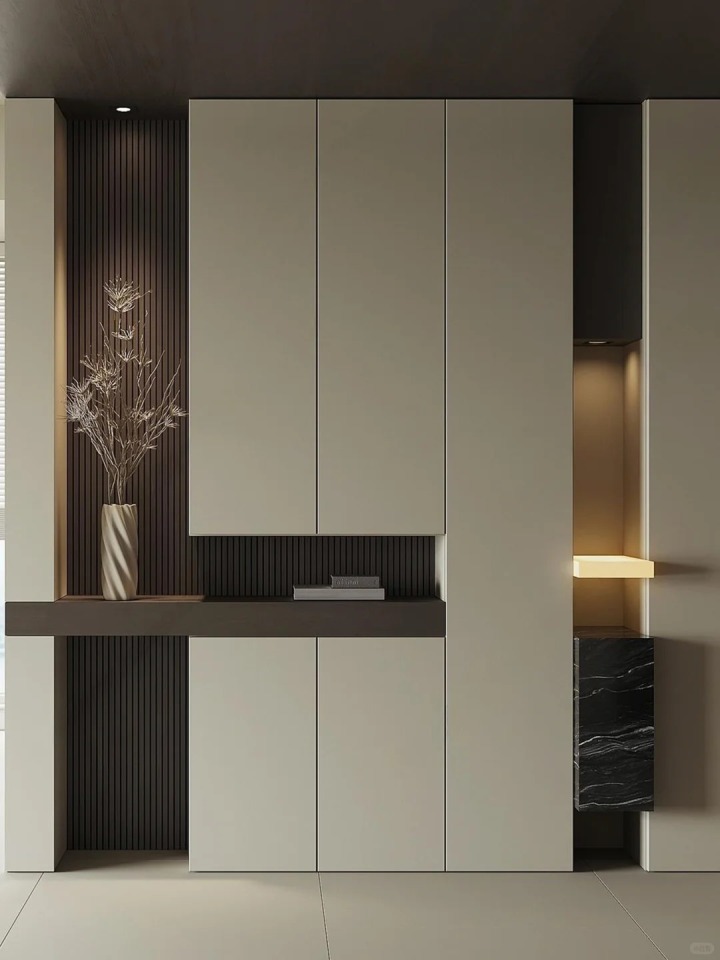 现代简约风格鞋柜案例
