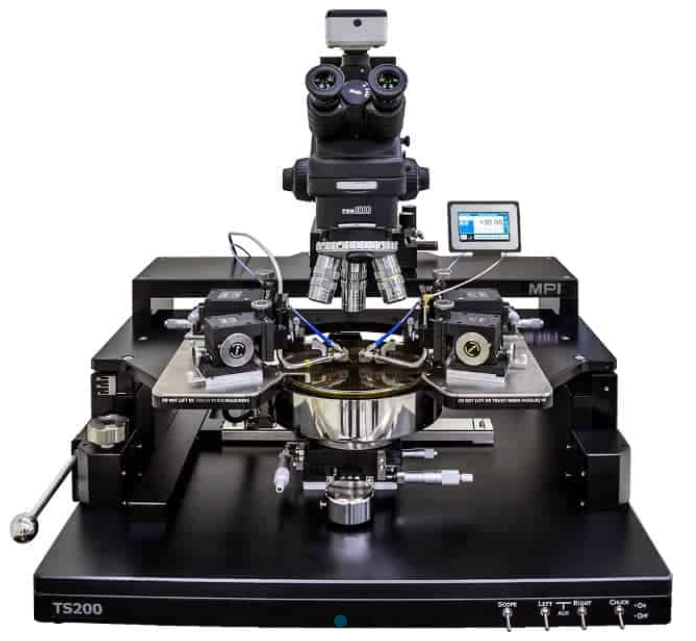 高精度全自动探针台工作示意图