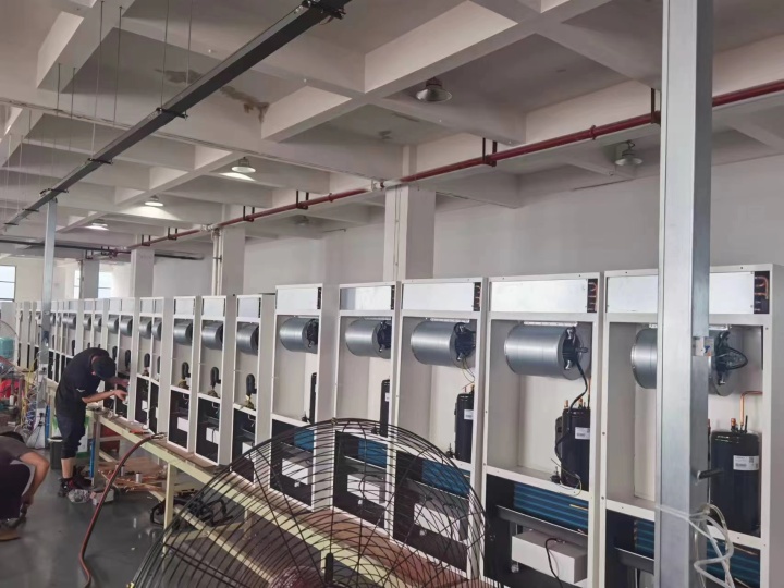 水冷机高效换热系统示意图