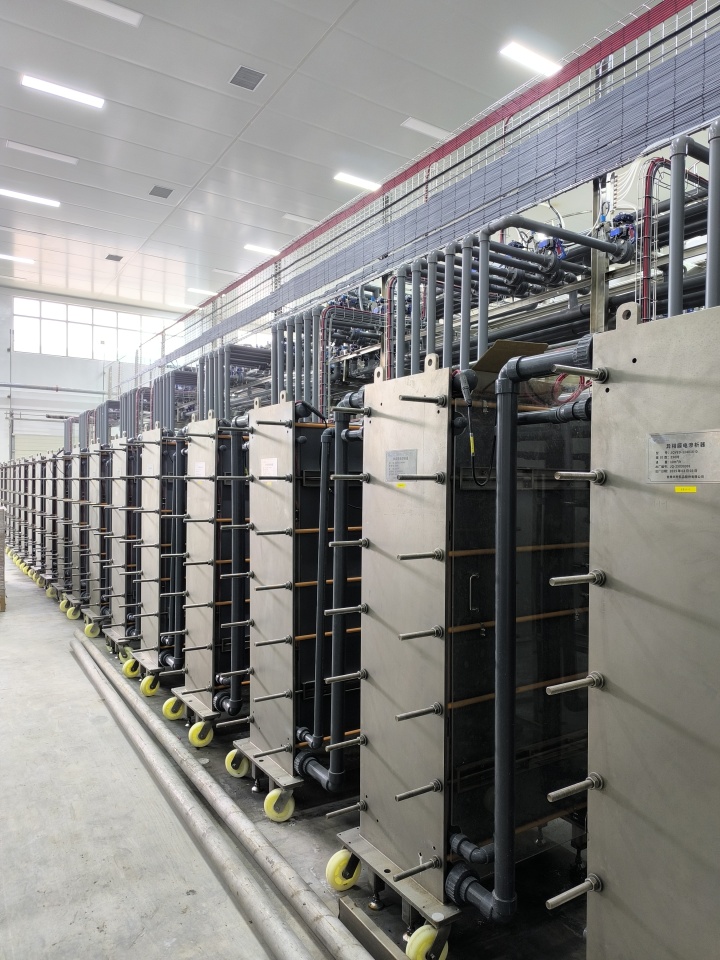 离子交换膜生产车间实景