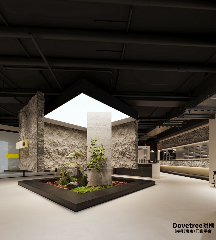 系统窗安装现场示意图