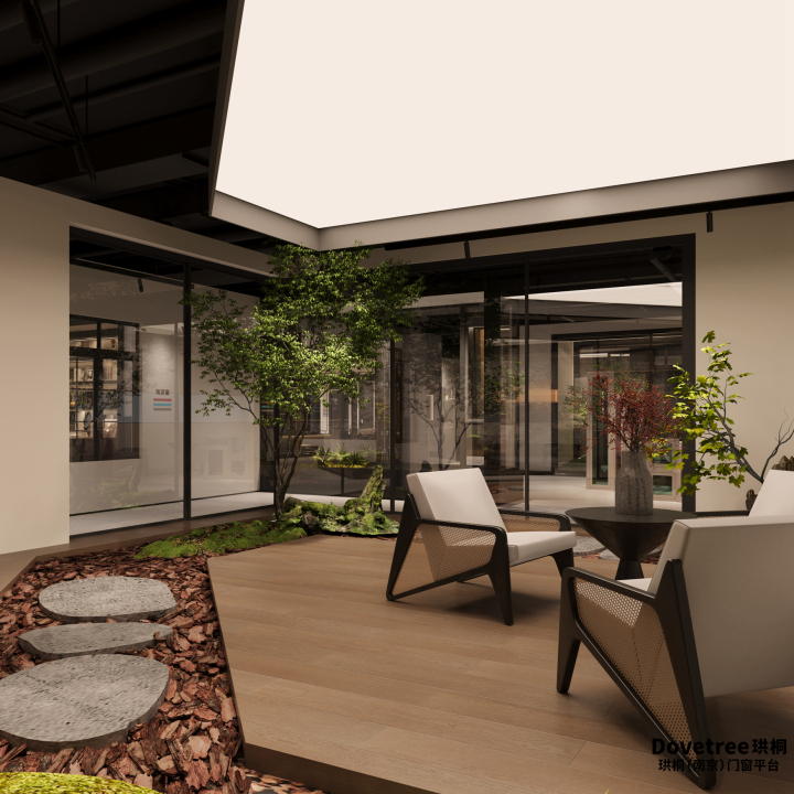 仿古门窗应用实景