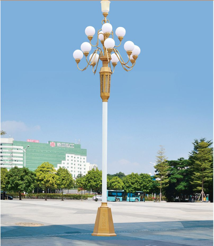 中华灯夜间照明效果