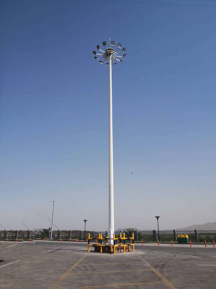 高杆灯安装实景图
