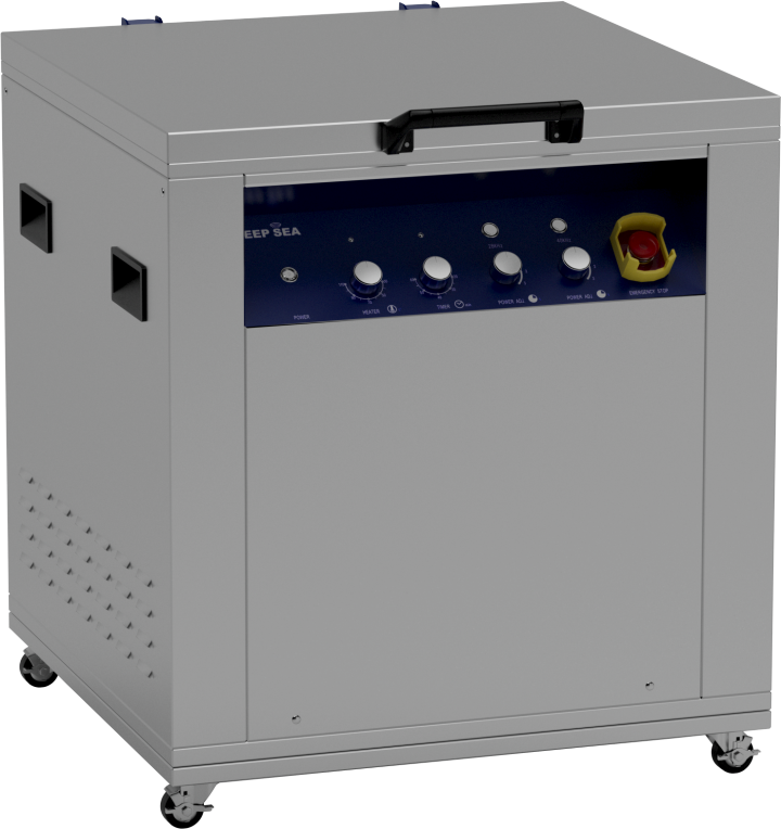 精密零件超声波清洗机工作场景