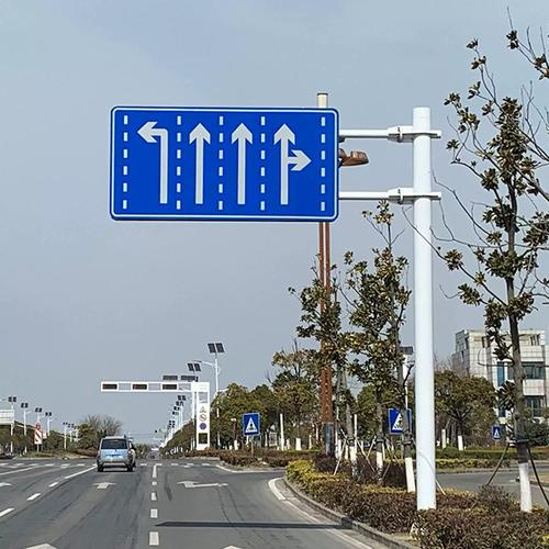 标志牌杆件安装应用实景