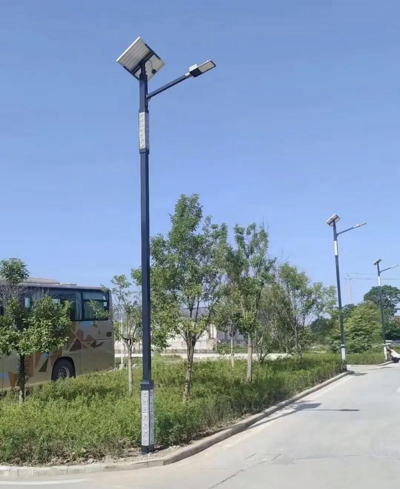 太阳能路灯组件特写