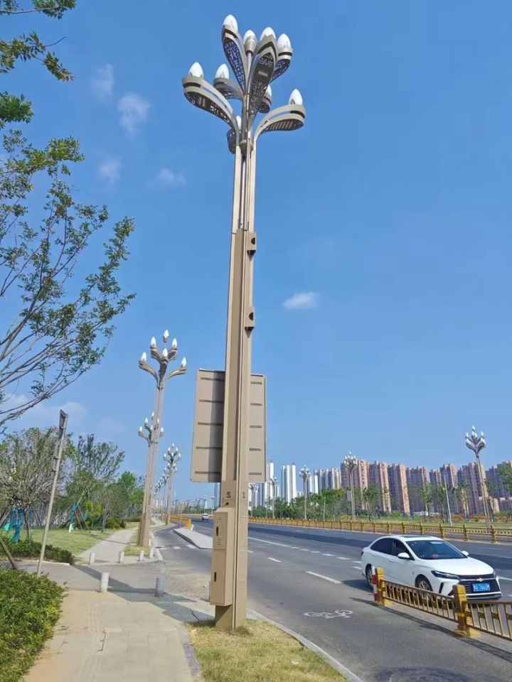 玉兰灯照明效果实拍