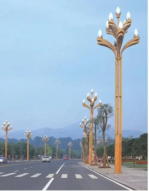 玉兰灯城市景观效果