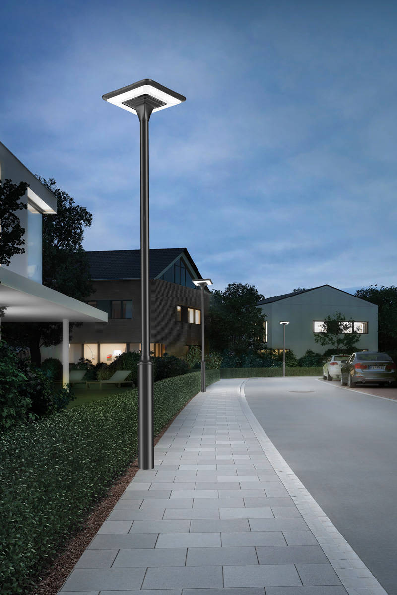 高品质太阳能庭院灯实景